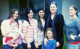 Amy Dewan and family