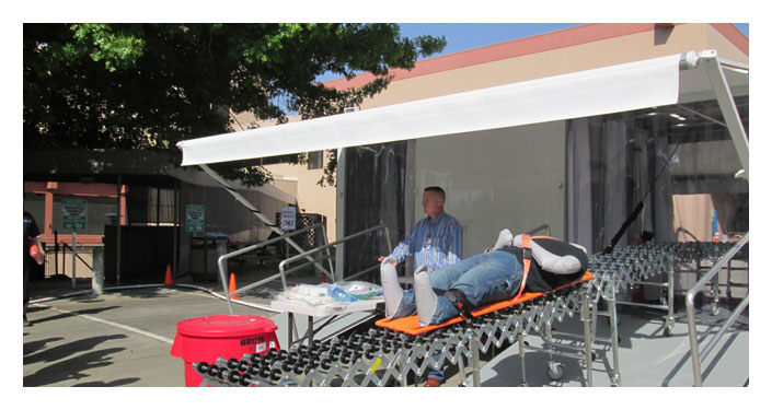 decontamination trailer ready in minutes