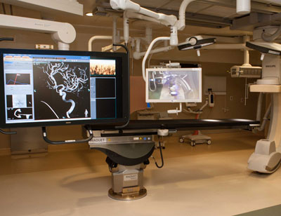 State-of-the-art equipment is shown at Sequoia Hospital