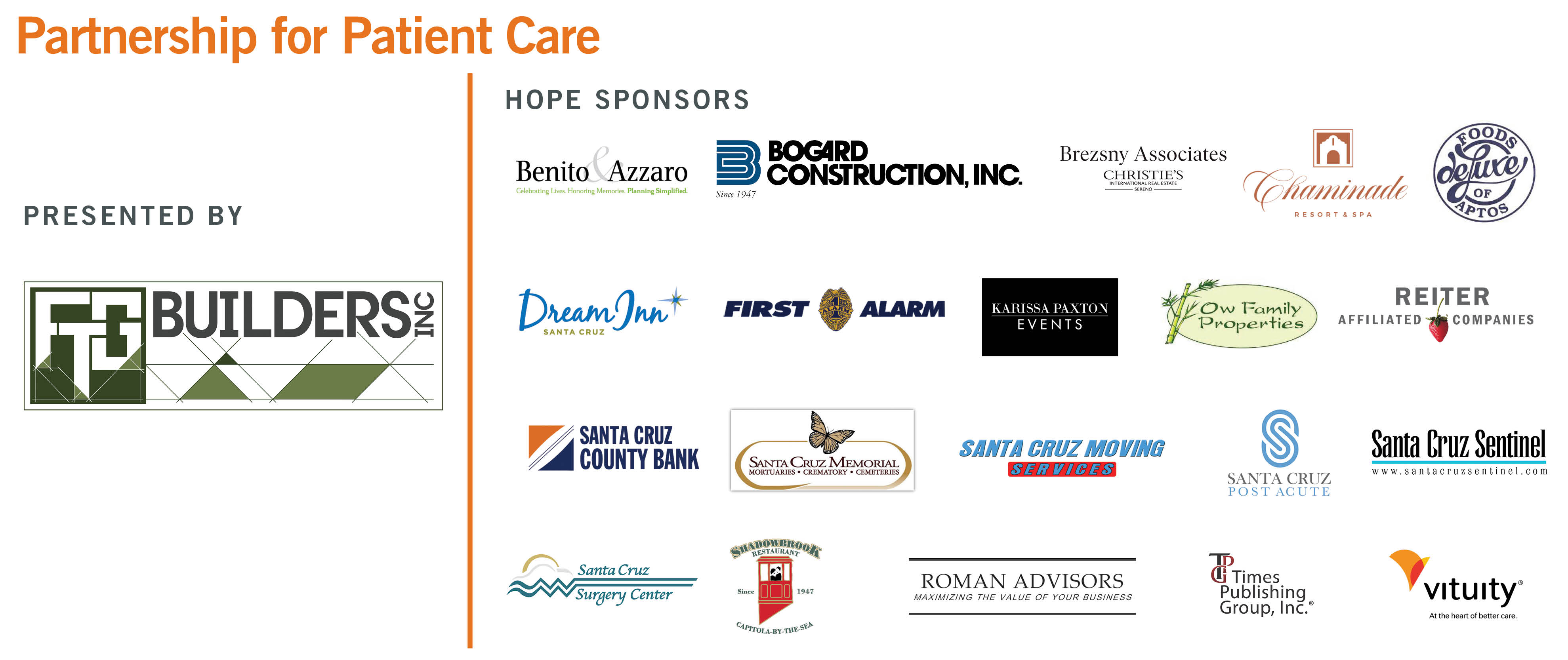 Partners for Patient Care as of 11.15.24