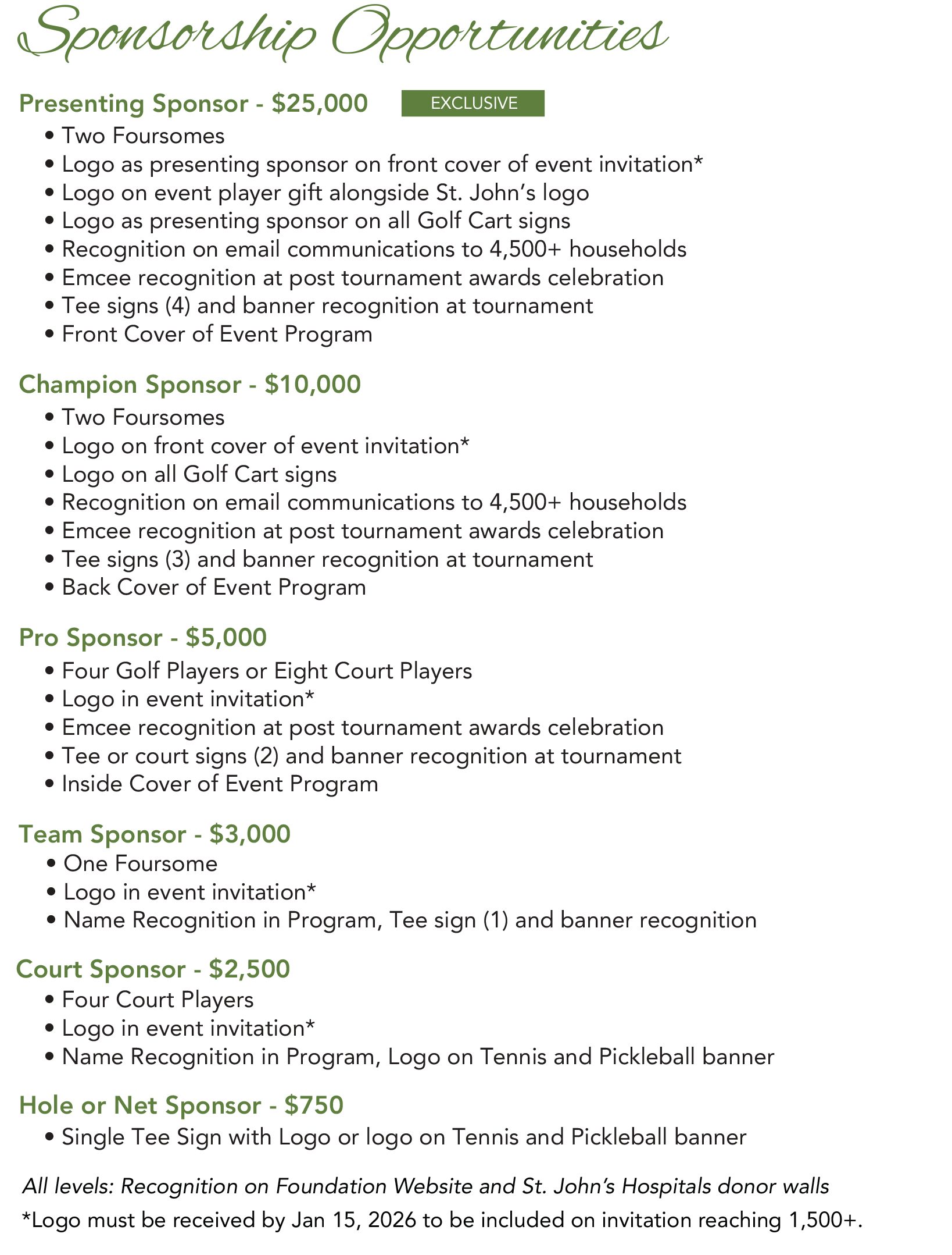 Play It Forward 2026 Event Info